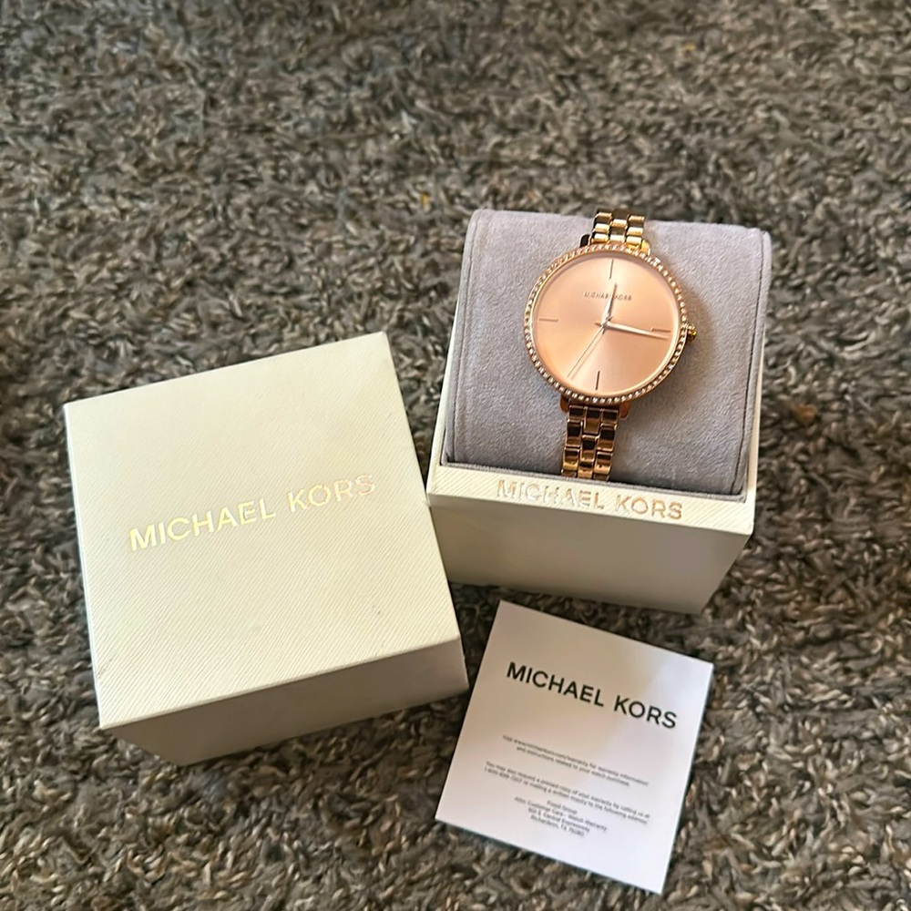 Michael Kors Rose Gold Watch